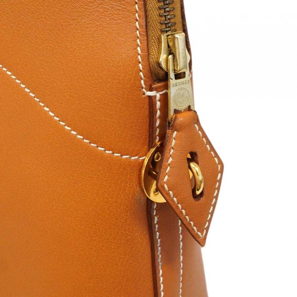 Hermes Bolide 35 Handbag, Veau Gulliver Leather, Gold, ○W Stamp, 2-way bag fo... - Picture 11 of 14